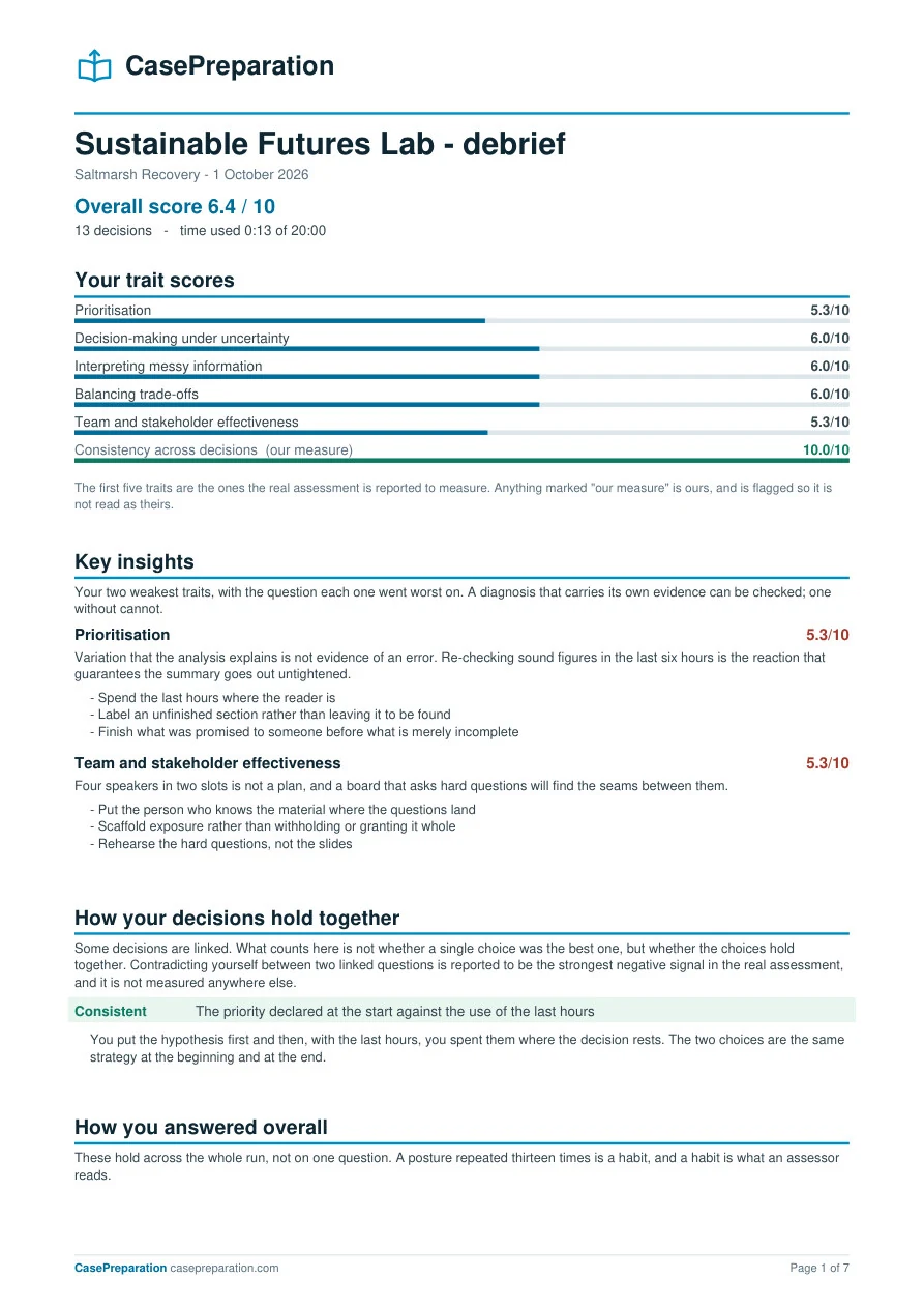 SFL report