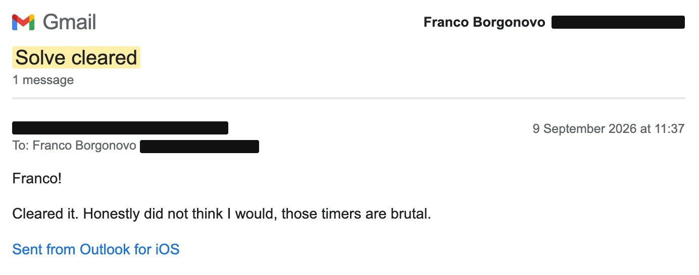 Anonymous, Mobile email. Assessment result