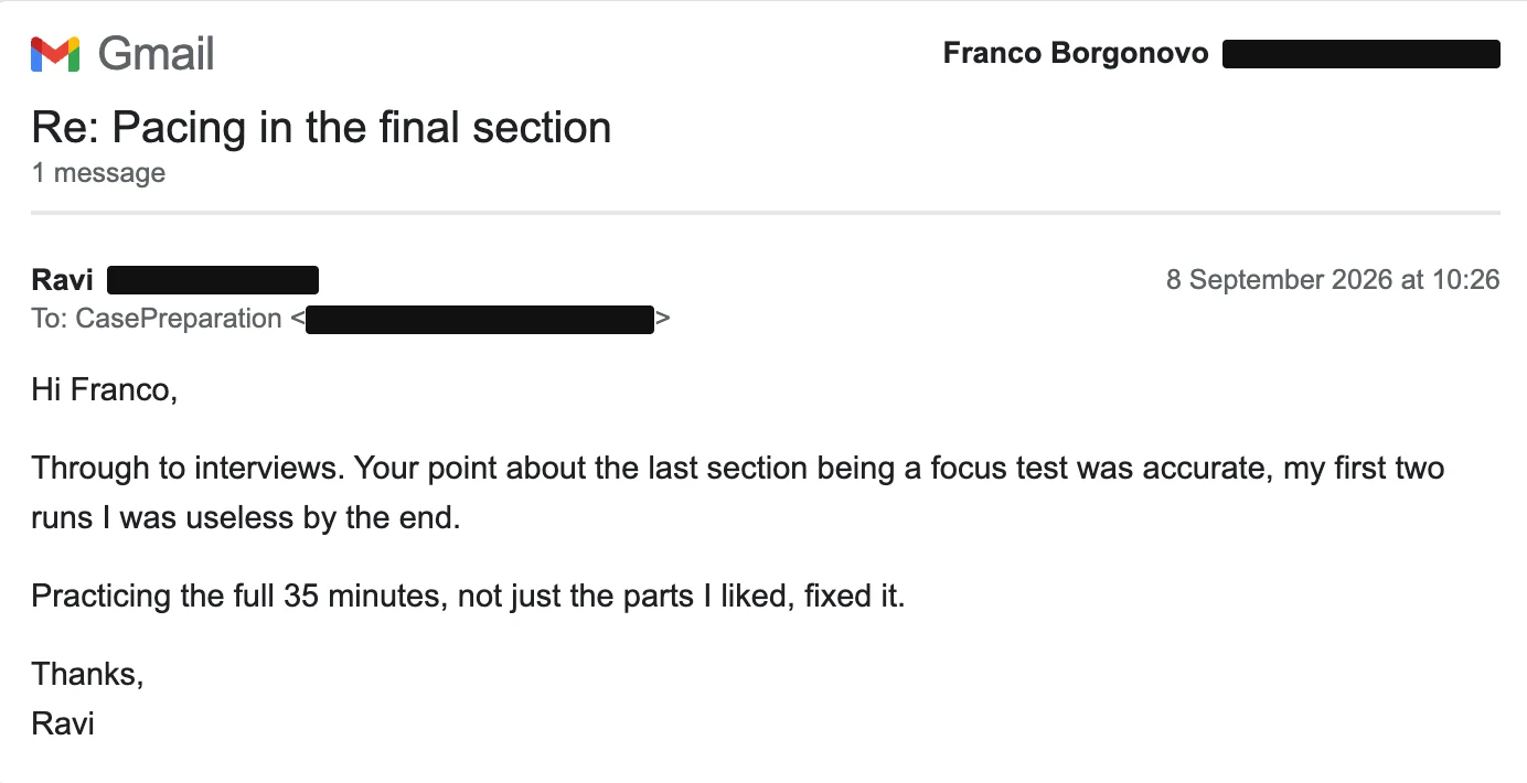 Ravi, Gmail. Maintaining focus